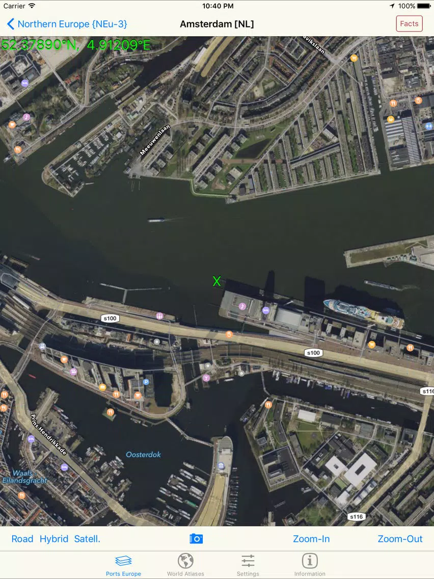 Cruise Ports -Europe Zoomable Atlas iPad  स्क्रीनशॉट