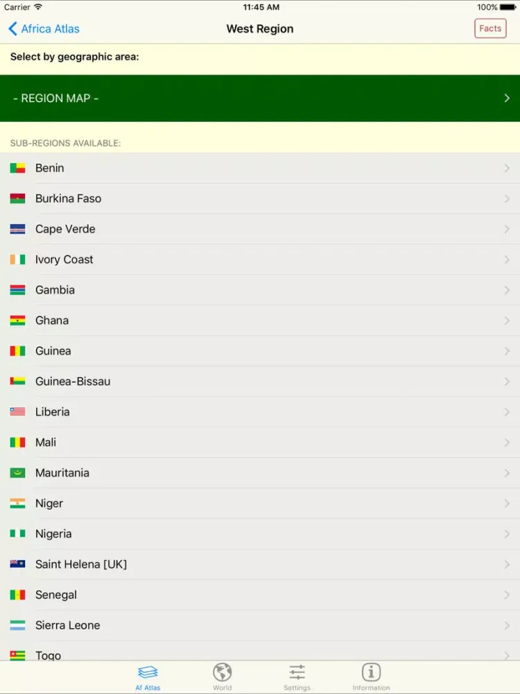mapQWIK Af - Africa Zoomable Atlas iPad  স্ক্রিনশট