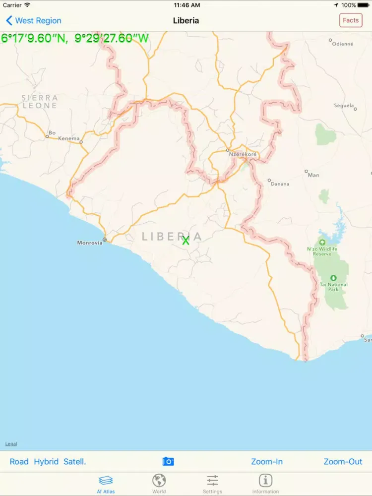 mapQWIK Af - Africa Zoomable Atlas iPad  স্ক্রিনশট