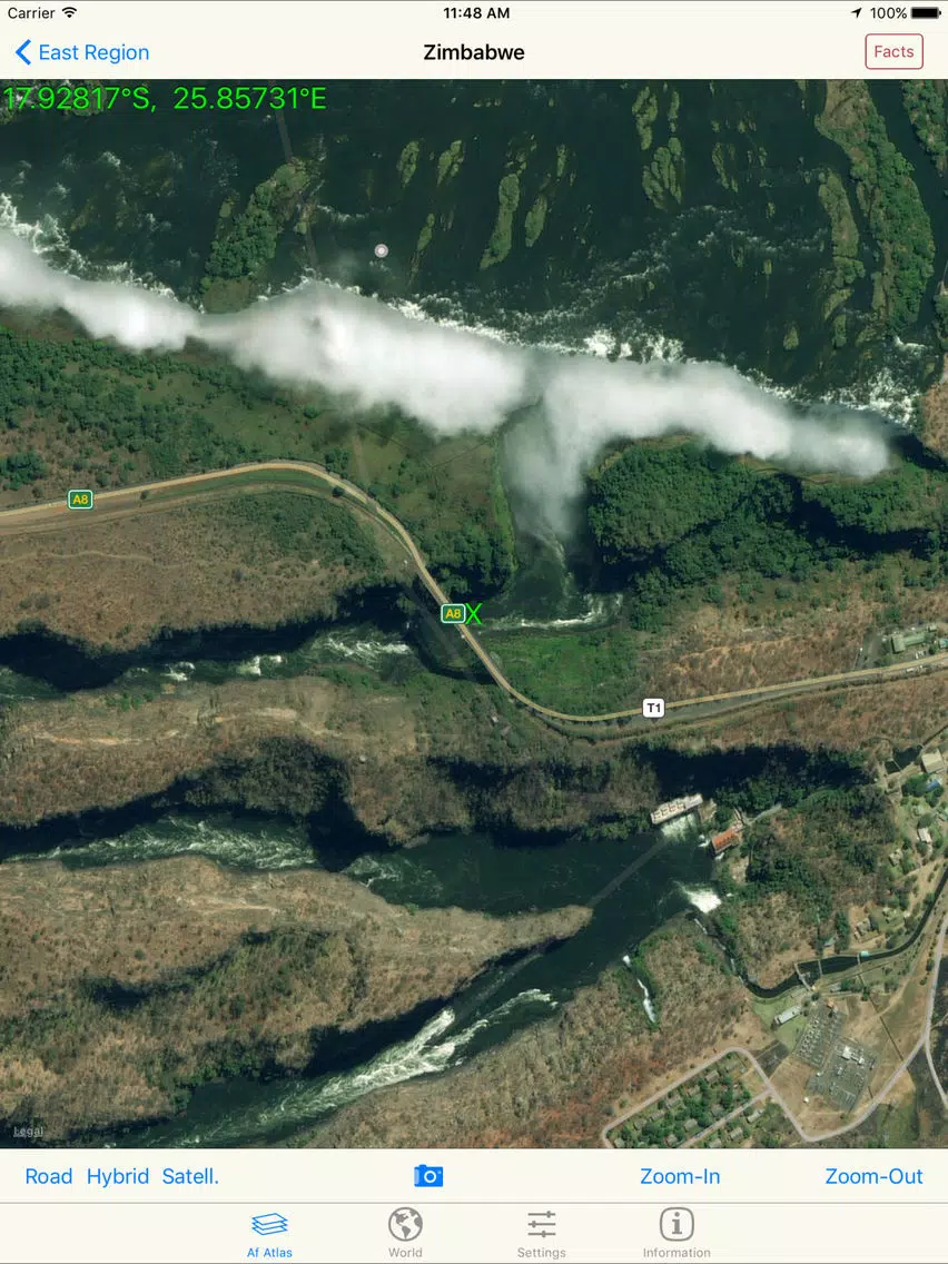 mapQWIK Af - Africa Zoomable Atlas iPad  Screenshots
