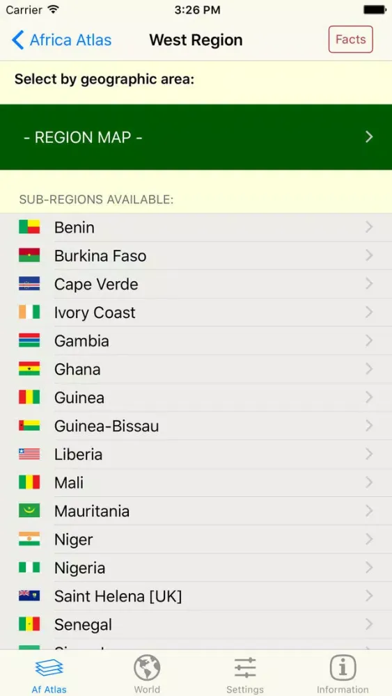 mapQWIK Af - Africa Zoomable Atlas স্ক্রিনশট