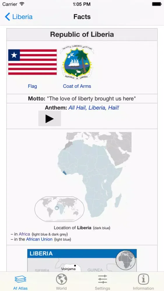 mapQWIK Af - Africa Zoomable Atlas স্ক্রিনশট