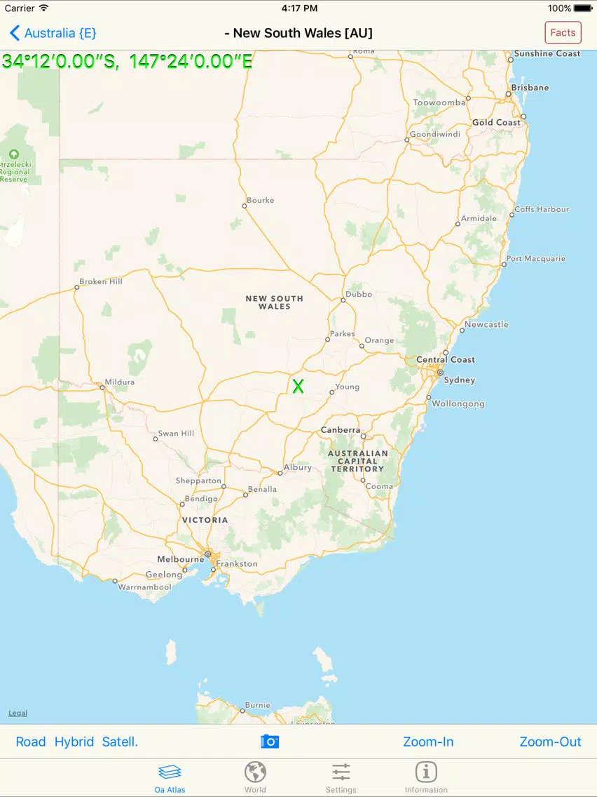 mapQWIK Oa - Oceania Zoomable Atlas iPad  スクリーンショット
