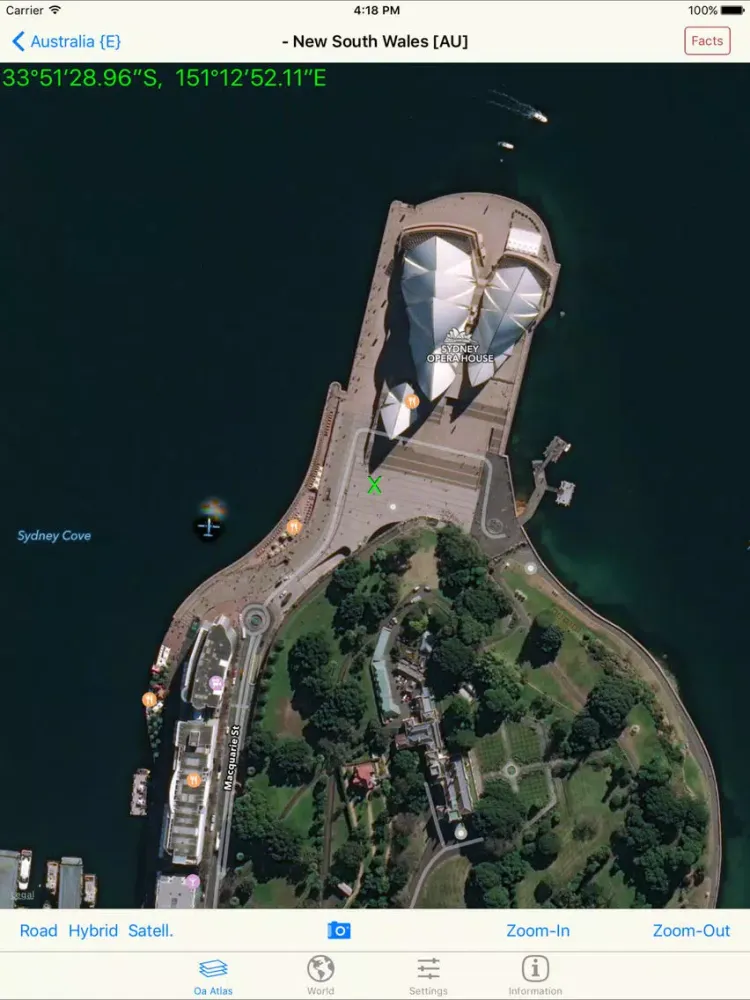 ภาพหน้าจอของ mapQWIK Oa - Oceania Zoomable Atlas iPad 