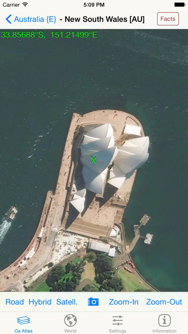 mapQWIK Oa - Oceania Zoomable Atlas スクリーンショット