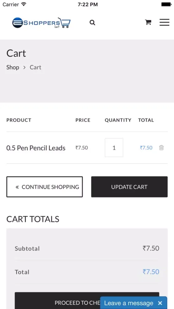 Eshoppers Kart स्क्रीनशॉट