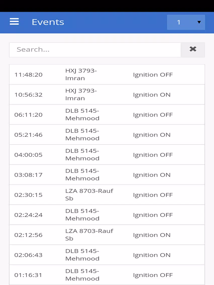 Скриншоты Fleet Systems iPad 