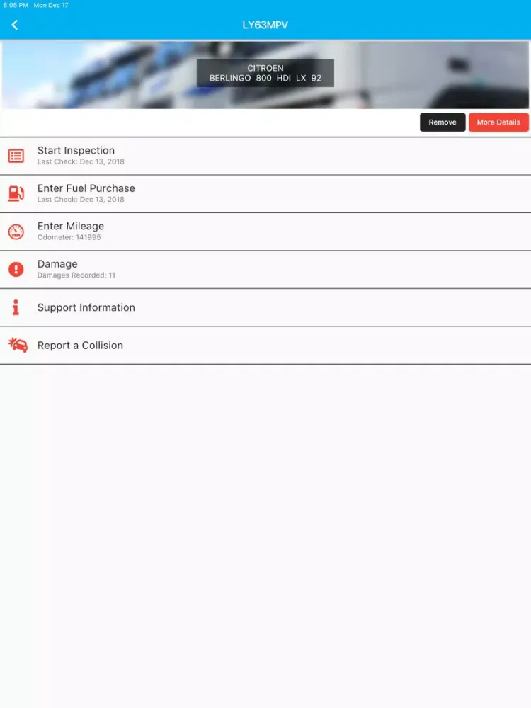 FORS FMS Mobile iPad  Screenshots
