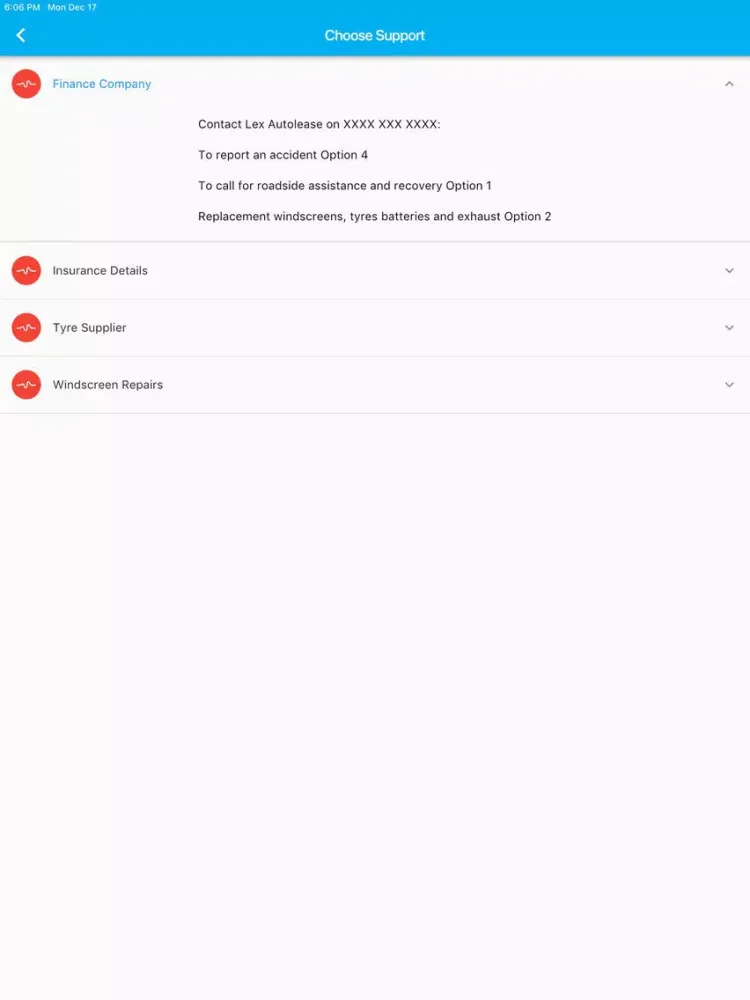 FORS FMS Mobile iPad  Screenshots