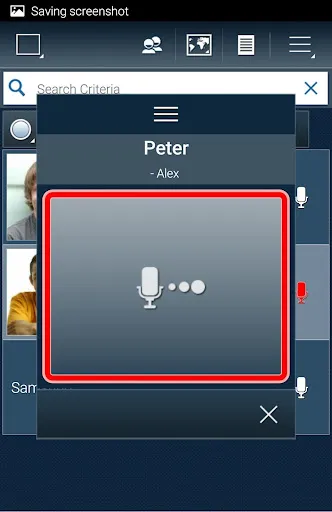 Capturas de pantalla de Voice and Video Walkie Talkie
