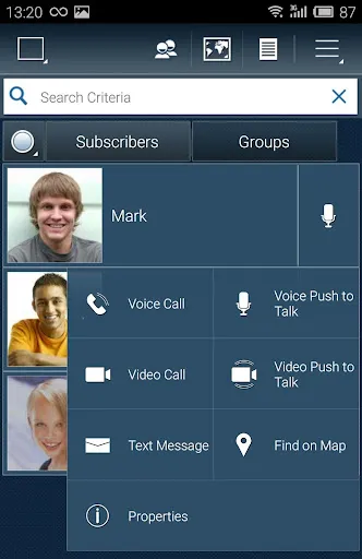 Capturas de pantalla de Voice and Video Walkie Talkie