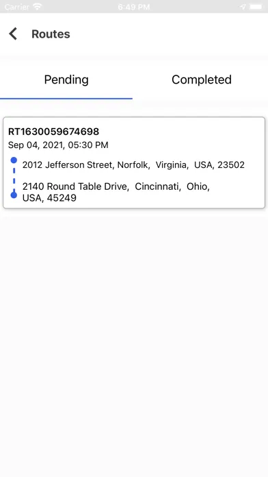 Screenshot di Fleet Enable