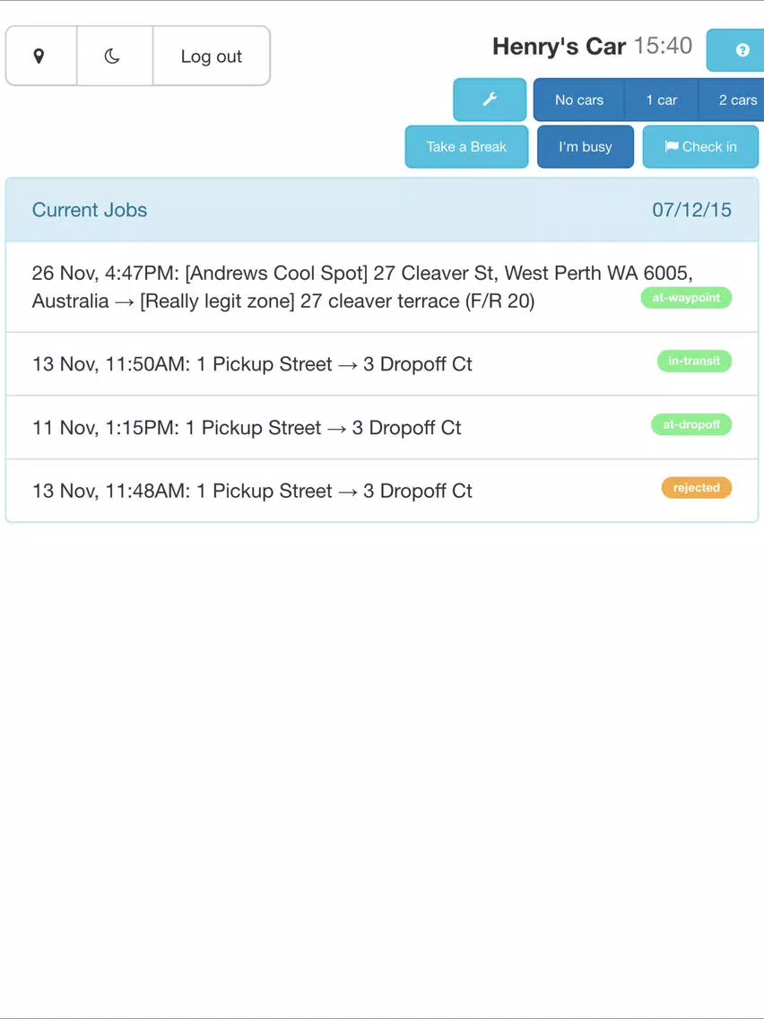 Скриншоты FleetEng Jobs iPad 