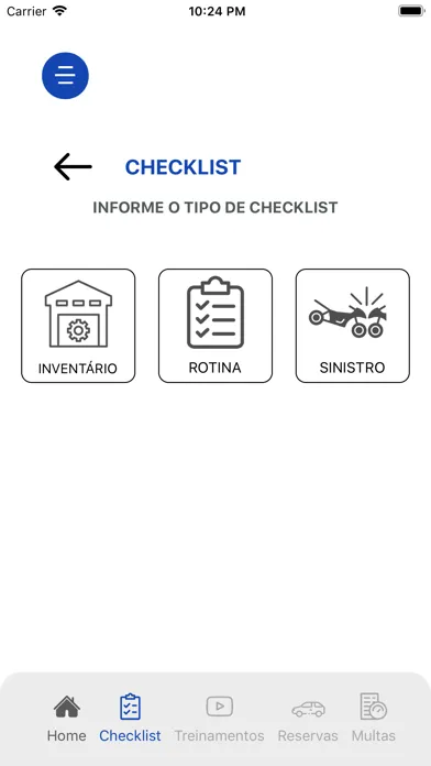 Capturas de pantalla de App do Condutor