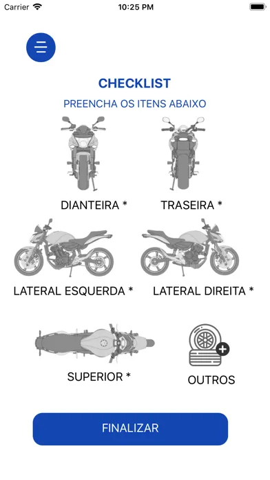 Capturas de pantalla de App do Condutor