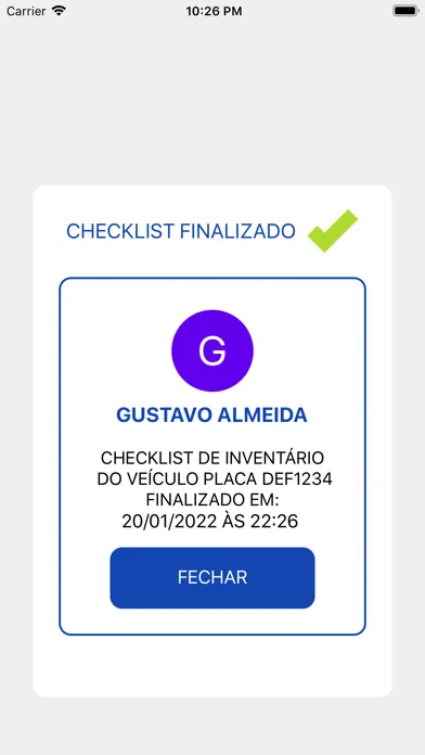Capturas de pantalla de App do Condutor