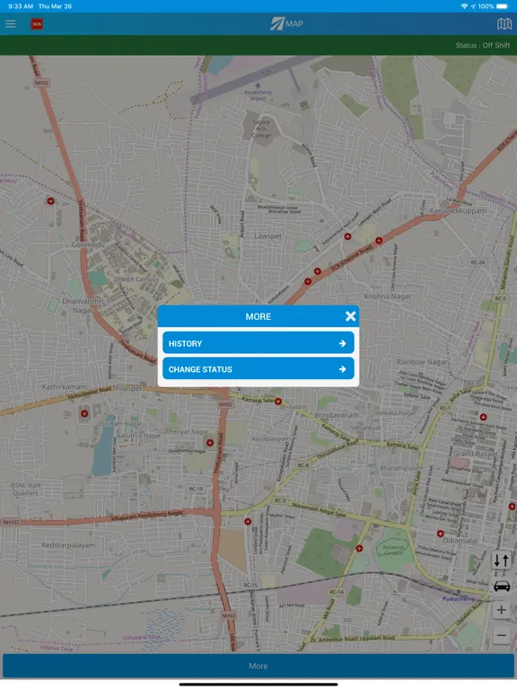 Zrzuty ekranu Fleetistics Time Clock+Mileage iPad 