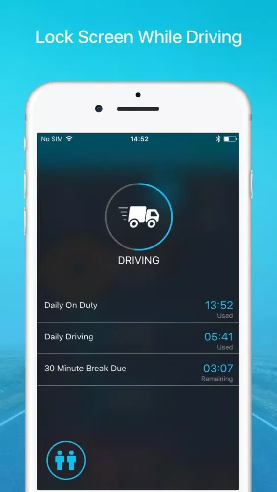 Captures d'écran de Fleetmatics REVEAL LogBook App