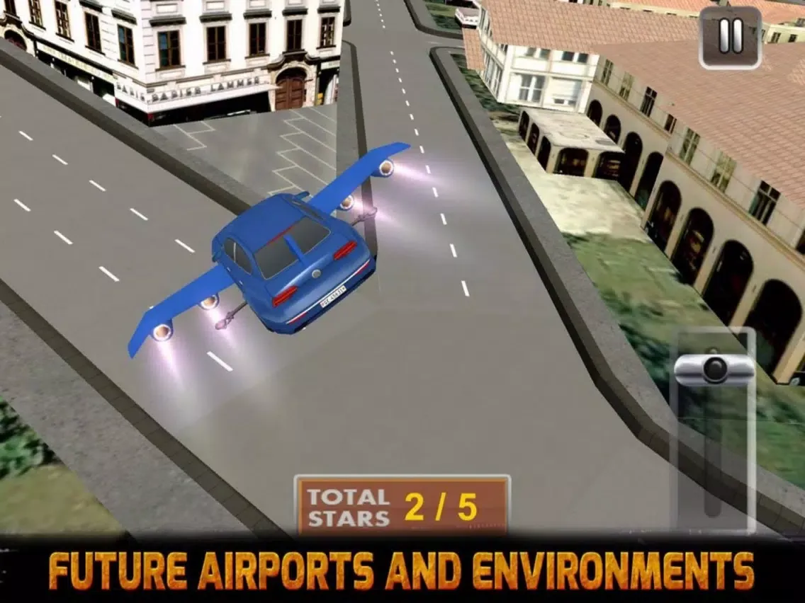 Zrzuty ekranu Flying Car City Stunts iPad 