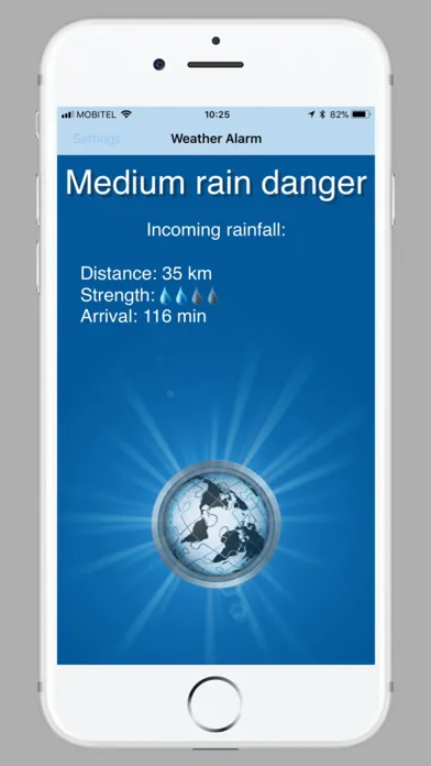 Captures d'écran de WeatherAlarm Notifier