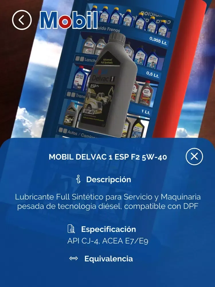 Скриншоты Copec AR Lubricantes iPad 