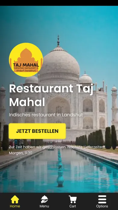 Capturas de tela do Restaurant Taj Mahal