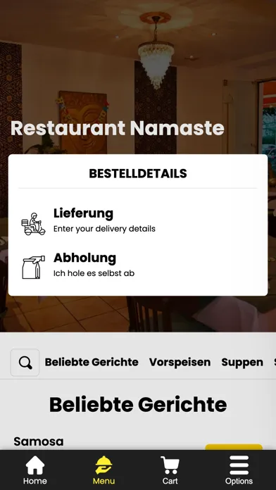 Captures d'écran de Restaurant Namaste