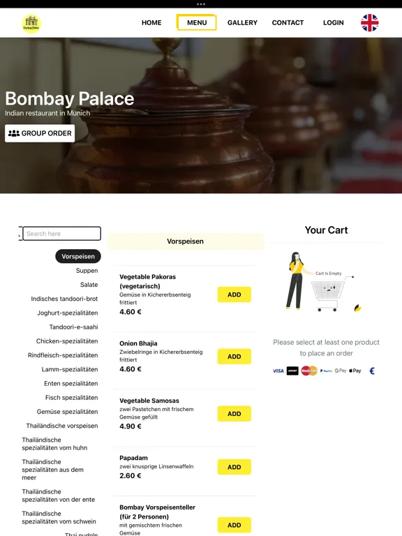 صور Bombay Palace iPad 