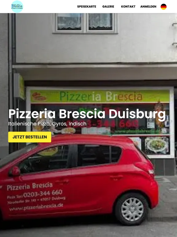 Скриншоты Pizzeria Brescia Duisburg iPad 
