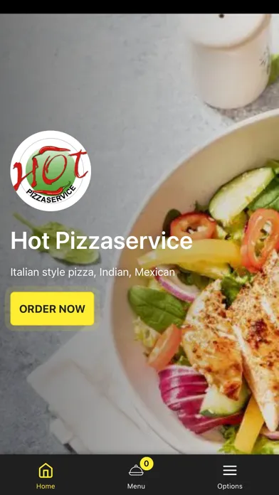 Ảnh chụp màn hình của Hot Pizzaservice