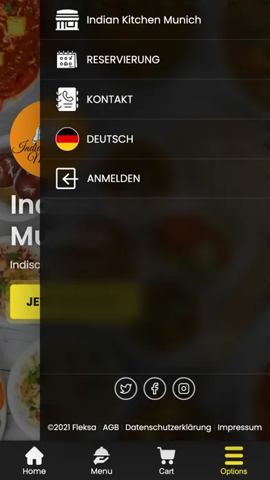 Capturas de tela do Indian Kitchen Munich