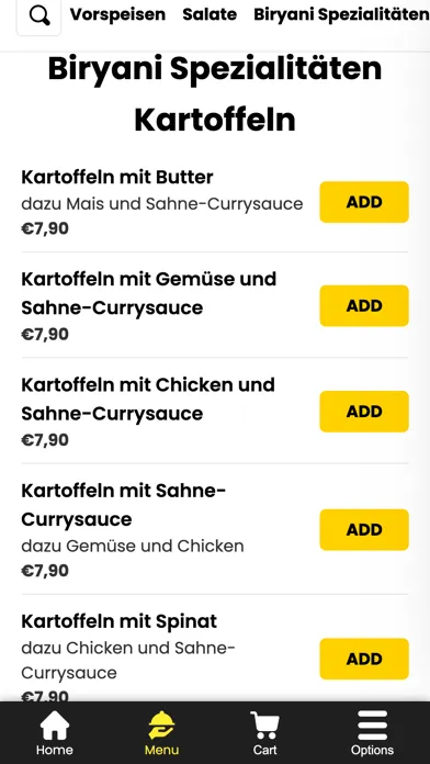 Capturas de tela do Indian Kitchen Munich