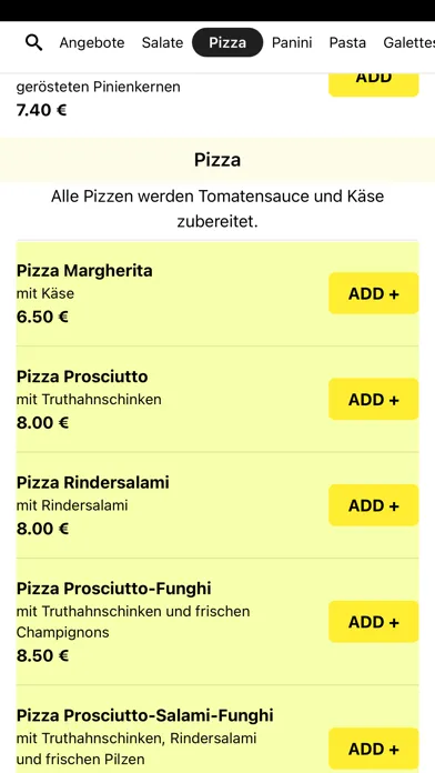 Capturas de pantalla de Pizzeria Piccolino Bremen
