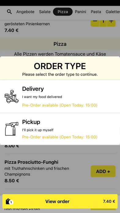 Capturas de pantalla de Pizzeria Piccolino Bremen