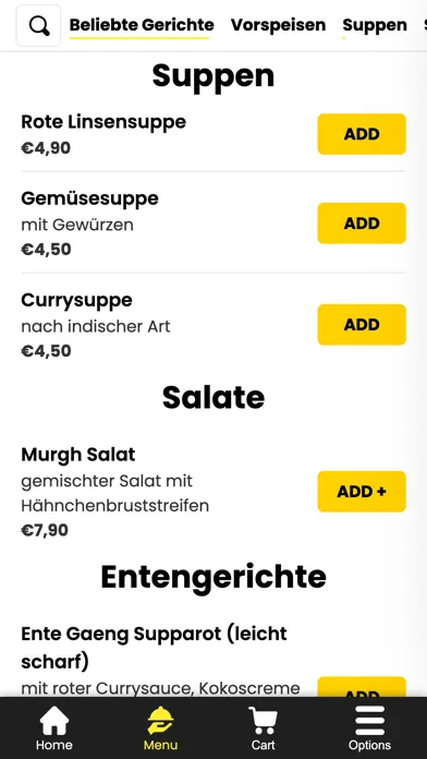 Capturas de tela do Restaurant Sagar werder