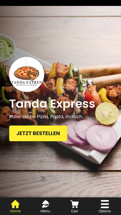 Capturas de tela do Tanda Express