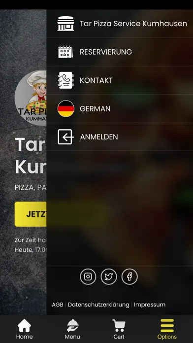 Zrzuty ekranu Tar Pizza Service Kumhausen