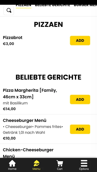 Zrzuty ekranu Tar Pizza Service Kumhausen