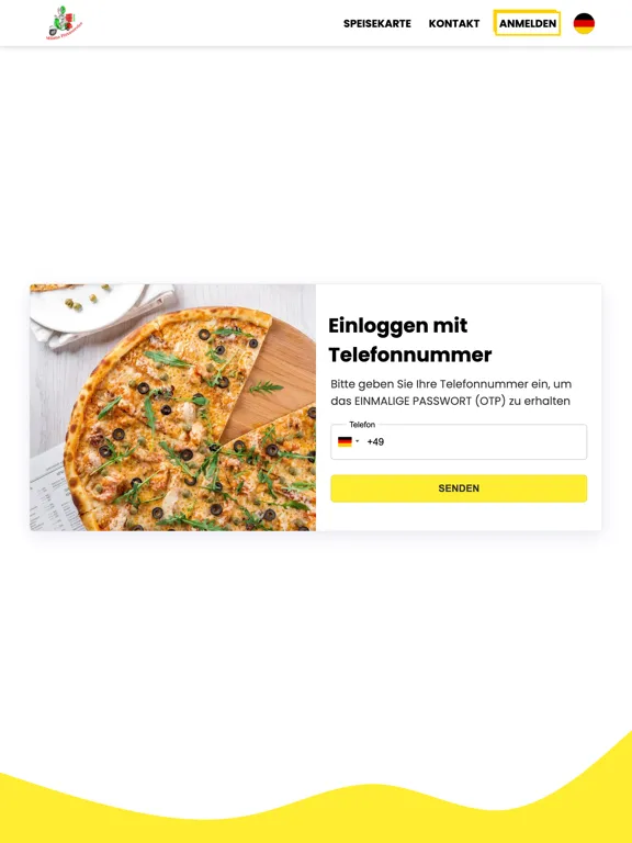 Milano Pizza Express iPad  スクリーンショット