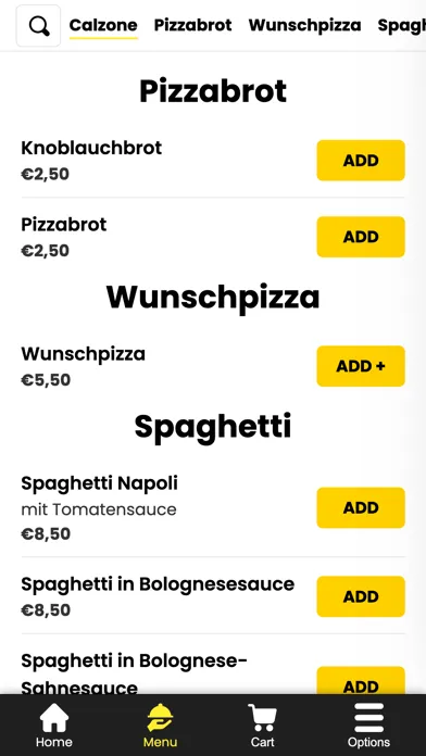 Milano Pizza Express スクリーンショット