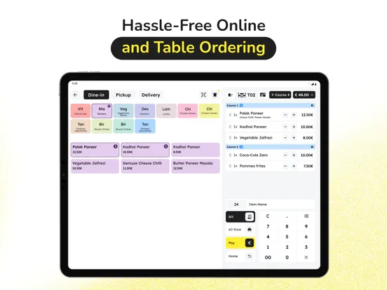 Zrzuty ekranu Fleksa Point of Sale (POS‪)‬ iPad 