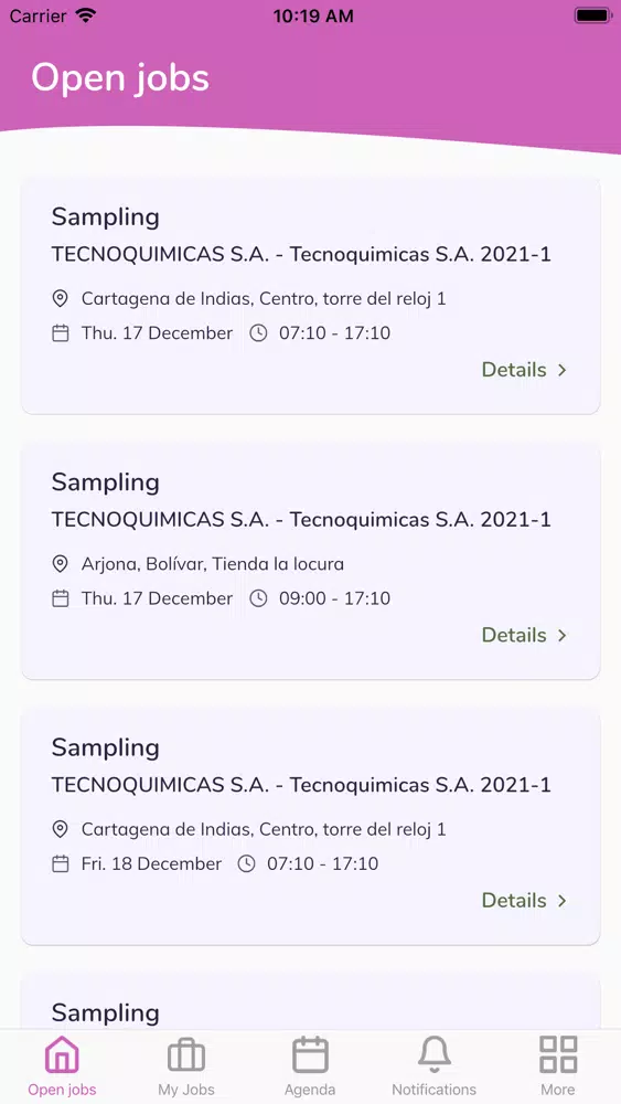 Crew Dagelijkse Boodschap Screenshots