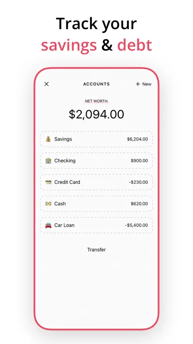 Budget Planner App - Fleur Screenshots