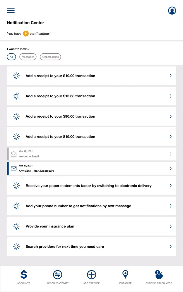 Zrzuty ekranu My Flex Account Mobile