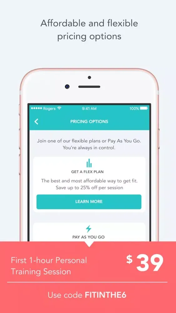 Flex - Personal Training Delivered To You 스크린샷