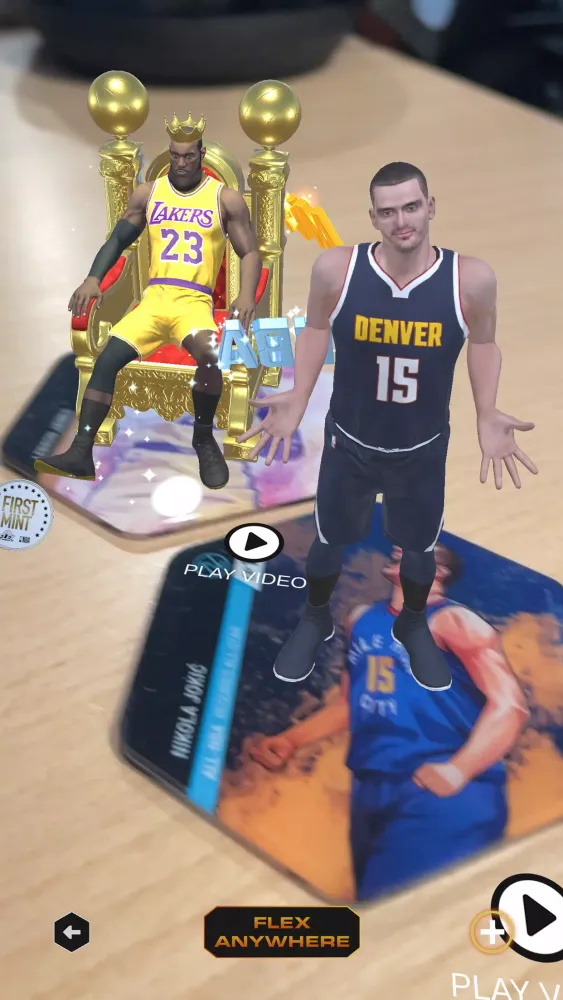 ภาพหน้าจอของ Flex NBA