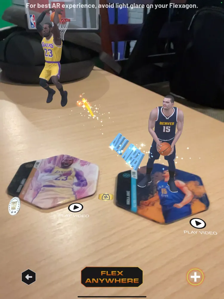 ภาพหน้าจอของ Flex NBA
