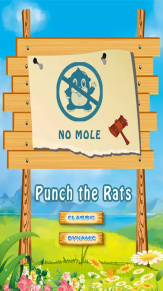 Tangkapan skrin Punch the Moles