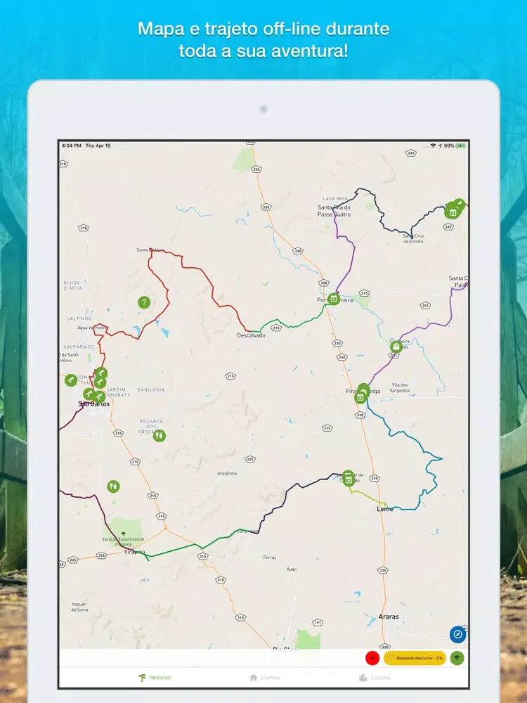 Tangkapan skrin Caminho da Paz iPad 