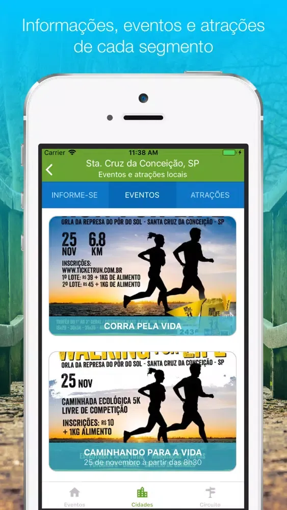 Tangkapan skrin Caminho da Paz
